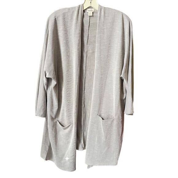 Anthropologie Donni size OSFA, pinstriped open cardigan. - Picture 1 of 7